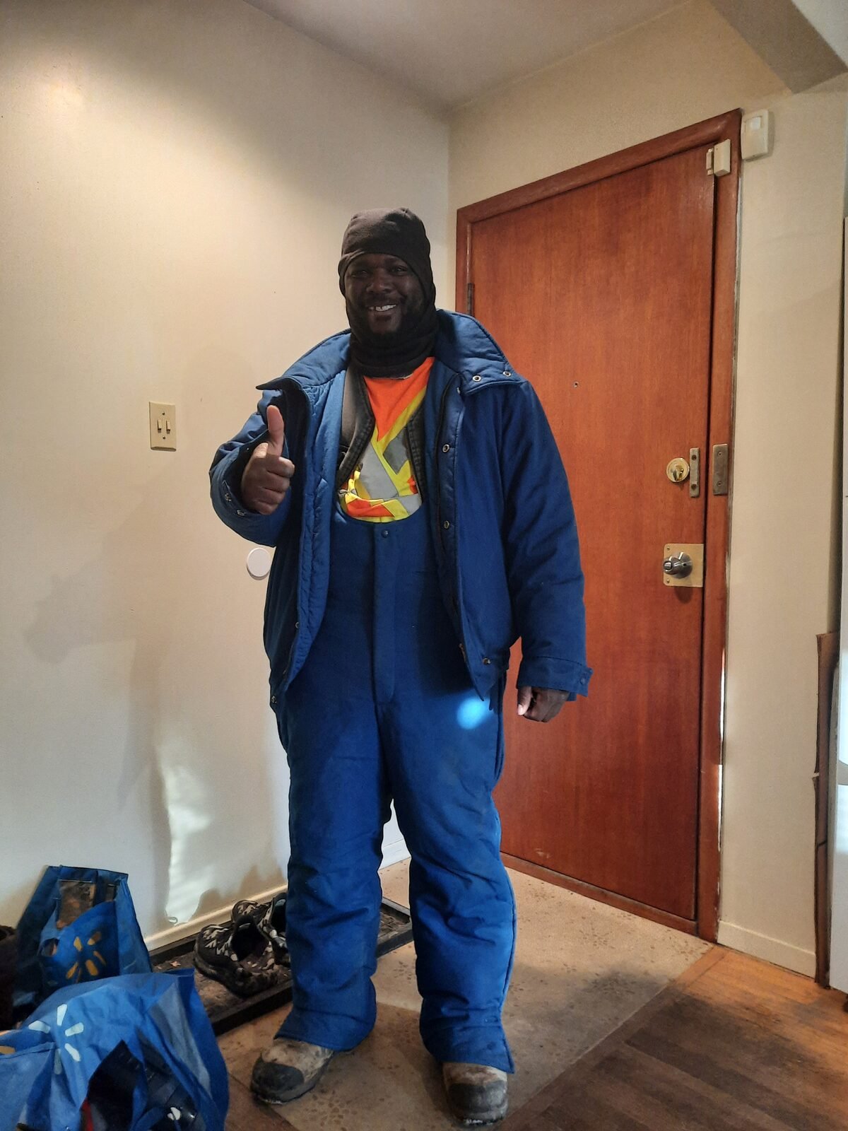 The Clearout Crew team on a Calgary-area job