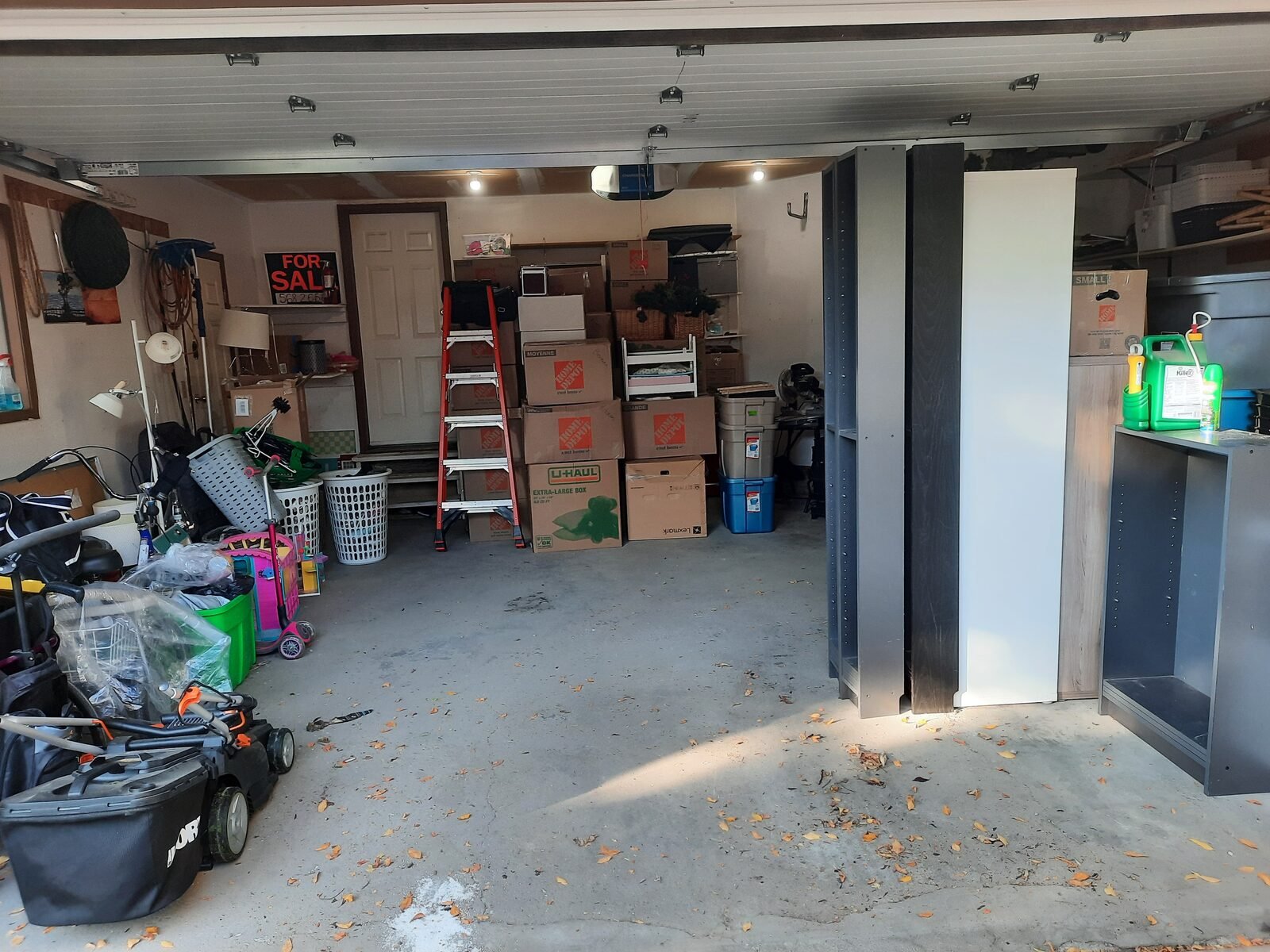 Garage clear-out, after