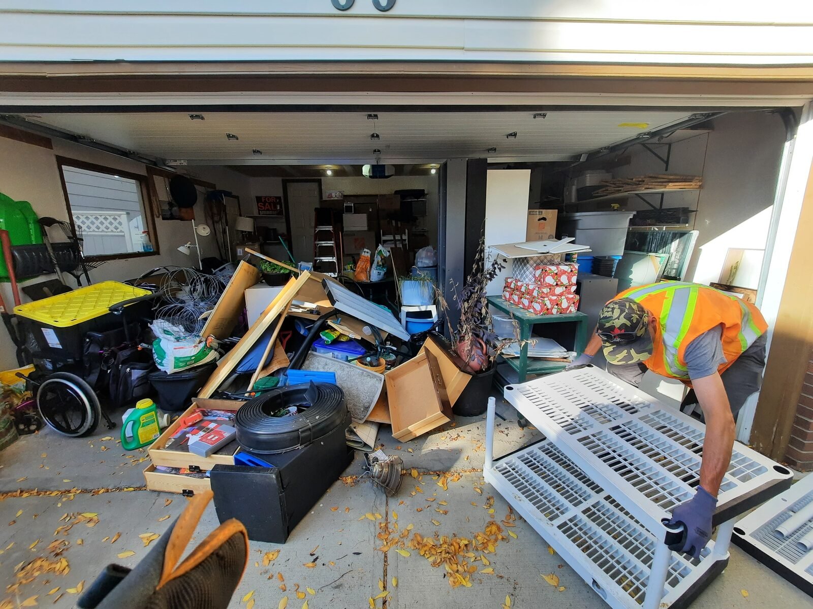 Garage clear-out, before