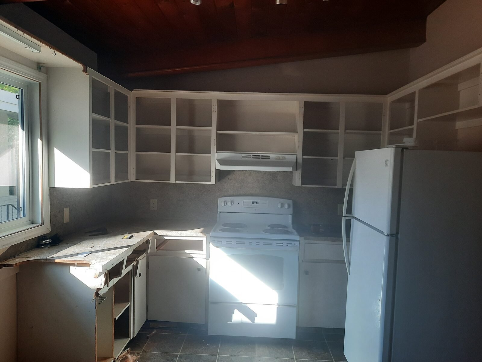 Kitchen tear-out, before