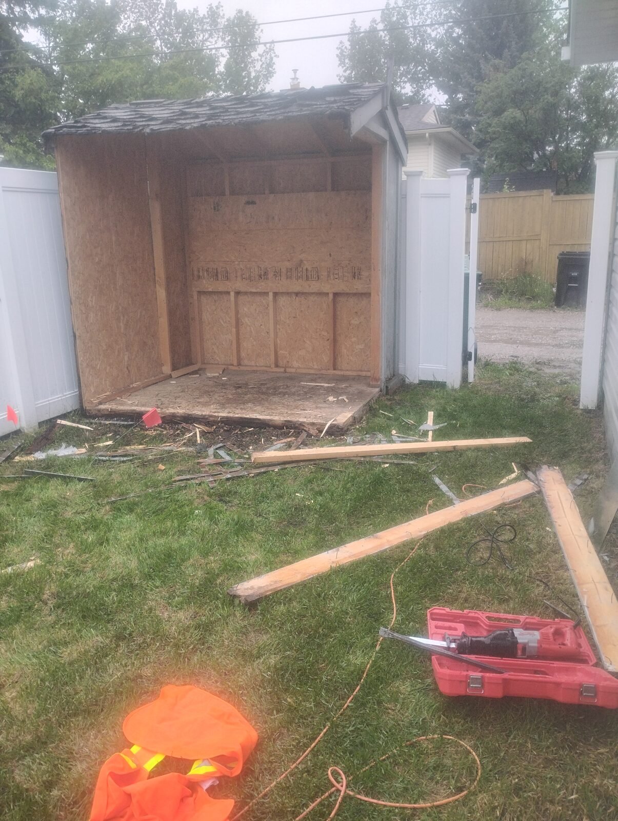 Structure removal