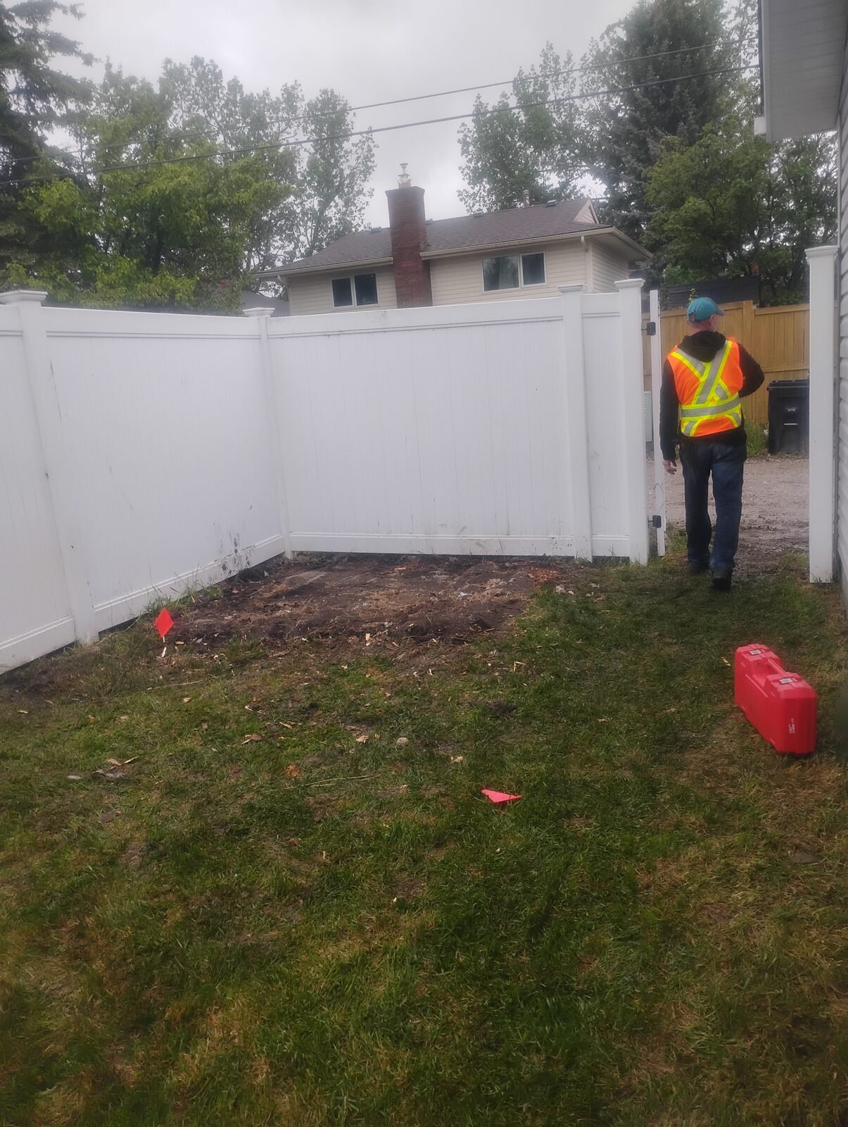 Shed removal, after