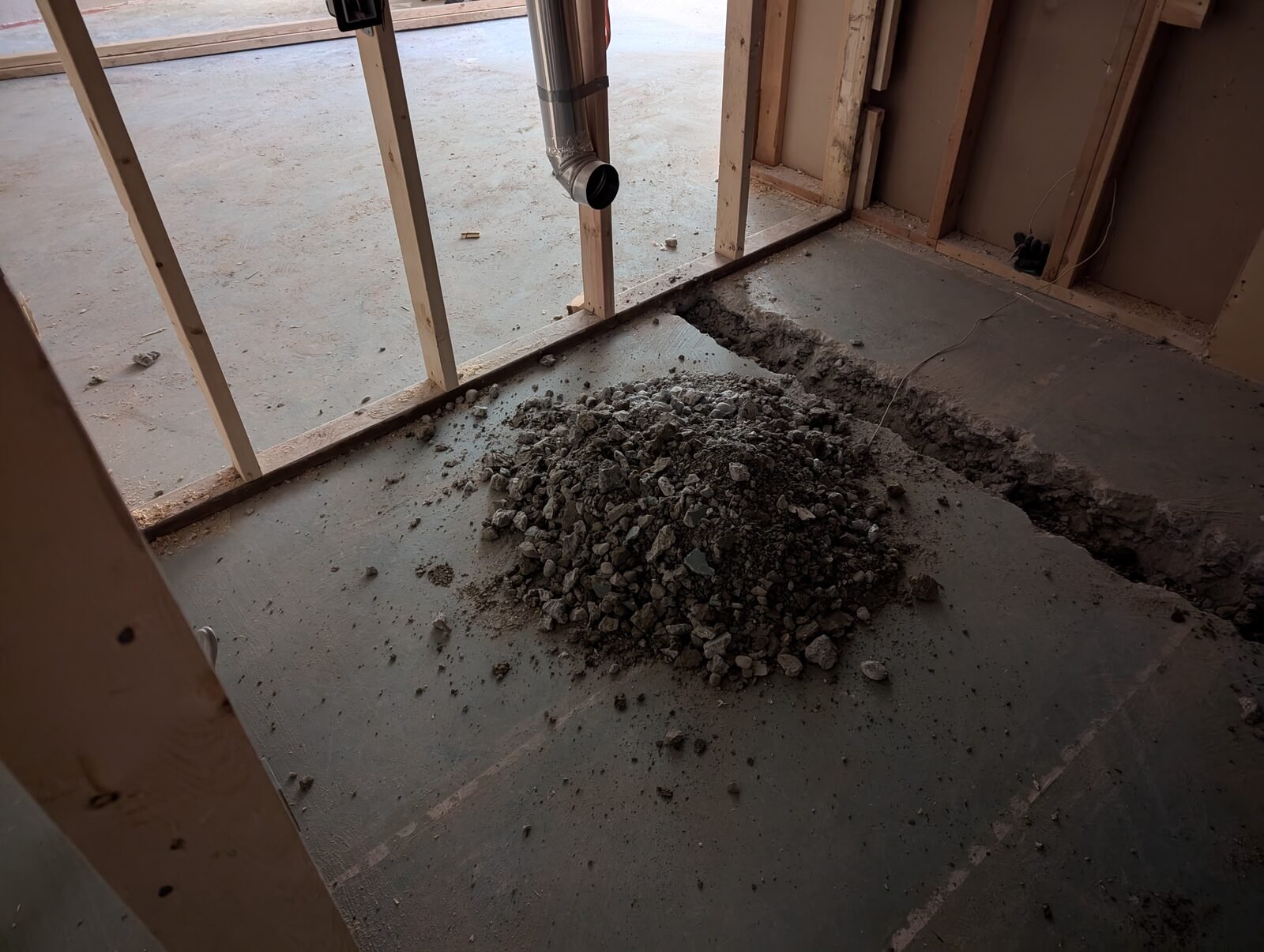 Interior strip-out, after
