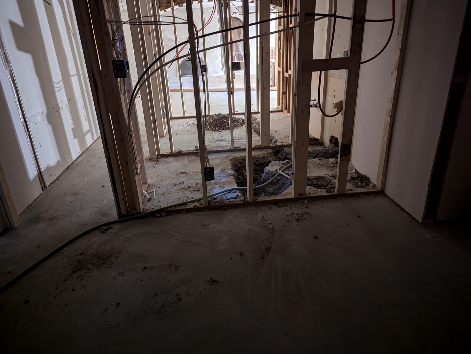 Interior strip-out, before